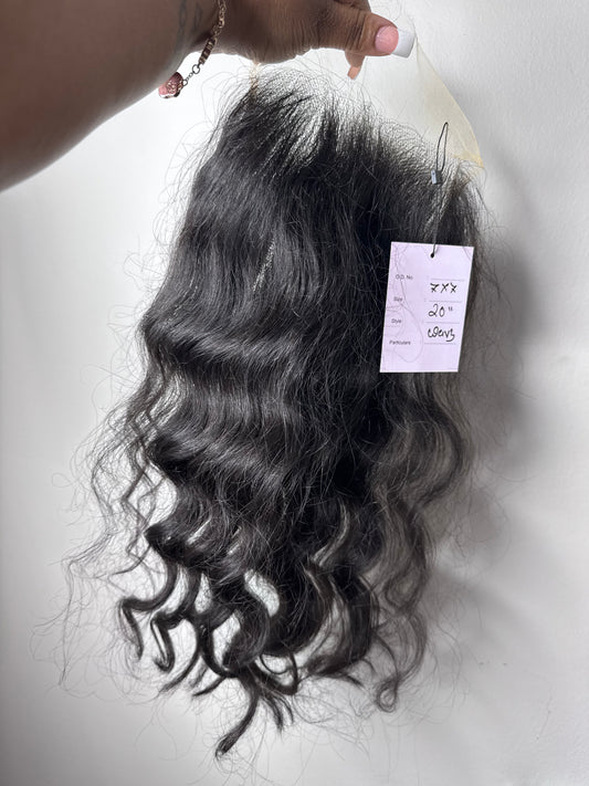 Raw Indian Wavy HD Closure